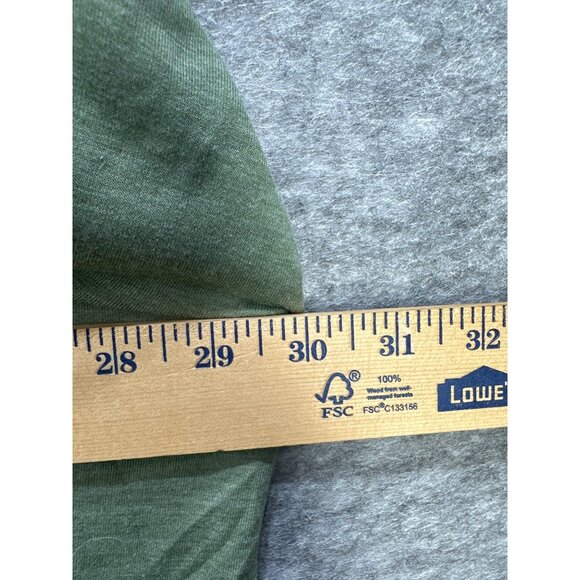 NWT Workshop Republic Clothing Womens 3X Cowl Neck Long Sleeve Olive Heather Top - Picture 7 of 8